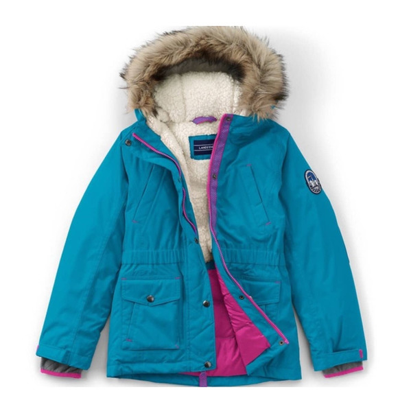 Lands' End Jackets & Coats Lands End Expedition Down Parka Teal